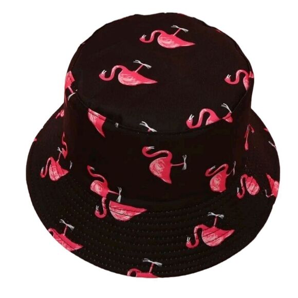 Reversible Flamingo 🦩 Bucket Hat - Picture 3 of 3